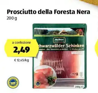 ALDI Adler Prosciutto della Foresta Nera 200g offerta