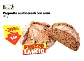 ALDI Pan del Di Pagnotta multicereali con semi 475g offerta