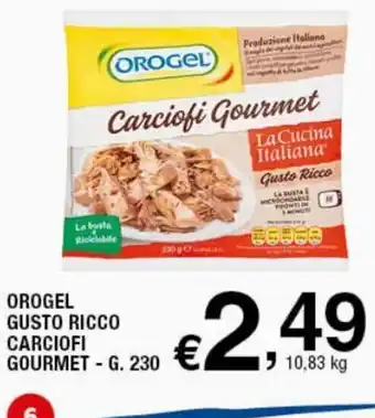 Sigma Superstore Orogel Gusto Ricco Carciofi Gourmet 230 g. offerta