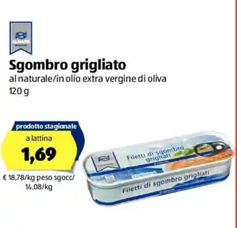 ALDI Almare Sgombro grigliato 120g offerta
