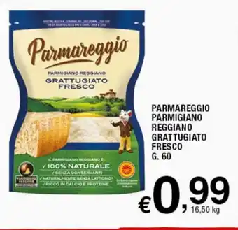 Sigma Superstore Parmareggio Parmigiano Reggiano Grattugiato Fresco 60 g. offerta