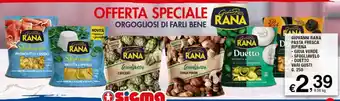 Sigma Superstore Giovanni Rana Pasta Fresca Ripiena Gioia Verde,Sfogliavelo,Duetto Vari Gusti 250 g. offerta