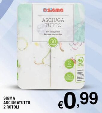 Sigma Superstore Sigma Asciugatutto 2 Rotoli offerta