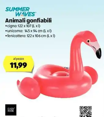 ALDI Summer Waves Animali gonfiabili offerta