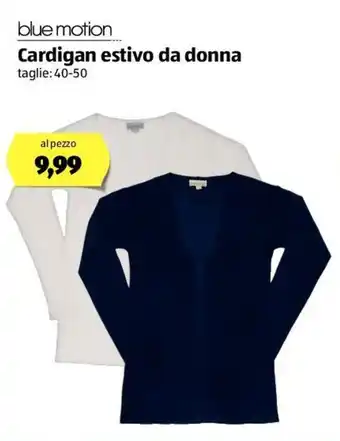 ALDI Blue Motion+ Cardigan estivo da donna offerta