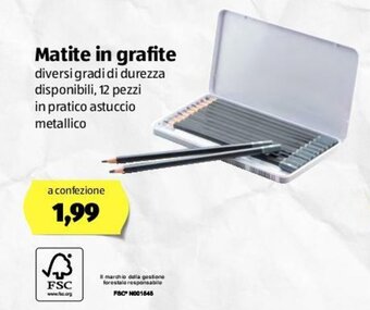 Matite in grafite
