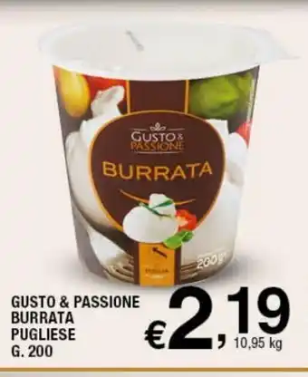 Gusto & Passione Burrata Pugliese 200 g