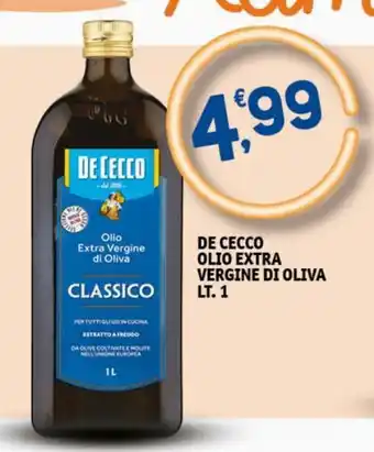 De Cecco Olio Extra Vergine Di Oliva 1 Lt.