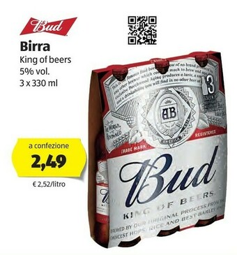 ALDI Bud Birra offerta