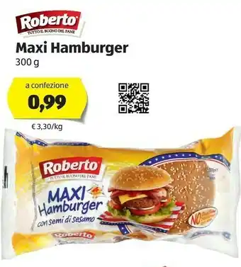 ALDI Roberto Maxi Hamburger offerta