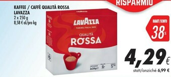 Coop Lavazza Caffè Qualità Rossa offerta