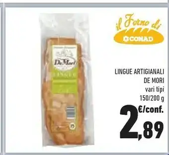 Conad De mori Lingue Artigianali 150 G offerta
