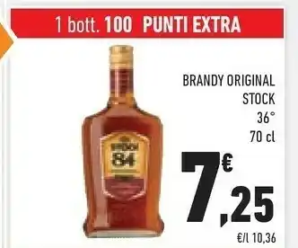 Conad Stock - Brandy Original Ricetta Classica 700 G(ml) offerta