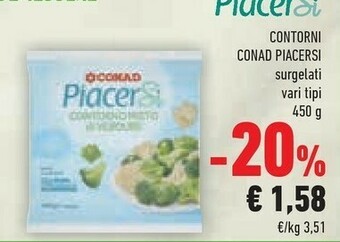 Conad Conad - Contorno Misto Di Verdure Piacersi 450 G(ml) offerta