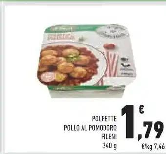 Conad Fileni Polpette Pollo Al Pomodoro offerta
