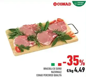Conad Braciola Di Suino Nazionale offerta