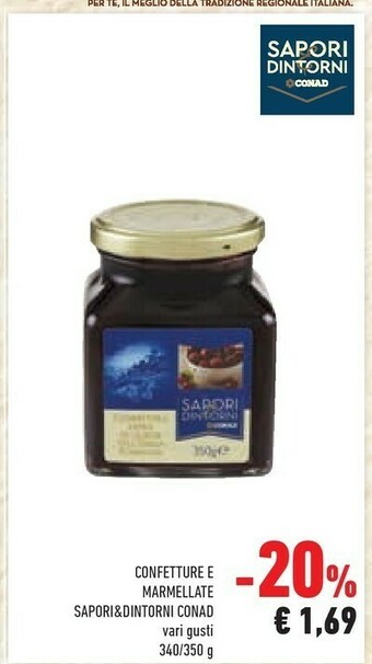 Conad Conad - Marmellata Di Arance Di Sicilia Sapori & Dintorni 350 G(ml) offerta