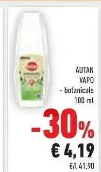 Conad Autan Vapo Botanicals offerta