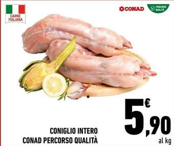 Conad Coniglio Intero offerta