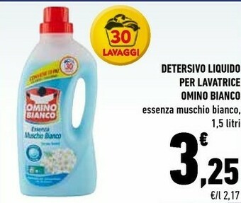 Conad Omino Bianco Detersivo lavatrice offerta