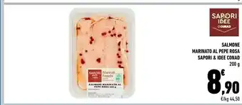 Conad Sapori & Idee Conad Salmone Marinato Al Pepe Rosa offerta