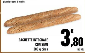 Conad Baguette Integrale Con Semi offerta
