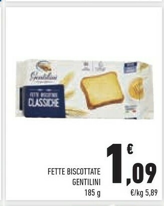 Conad Gentilini Fette biscottate offerta