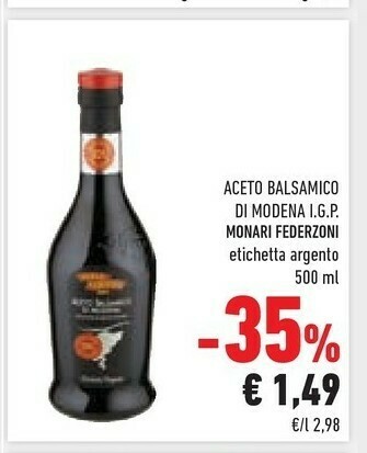 Conad Casa Modena Aceto balsamico offerta