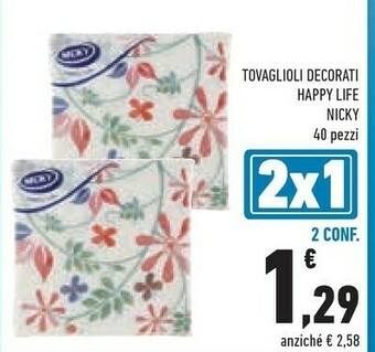 Conad Superstore Tovaglioli offerta