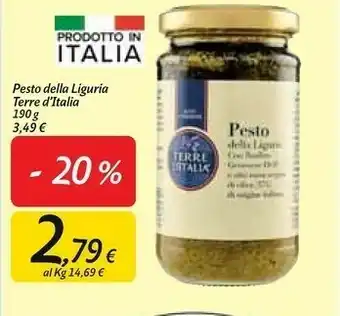Carrefour Market Terre d'Italia Pesto Della Liguria 190 G offerta
