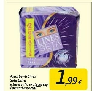 Carrefour Market Lines Assorbenti lines offerta