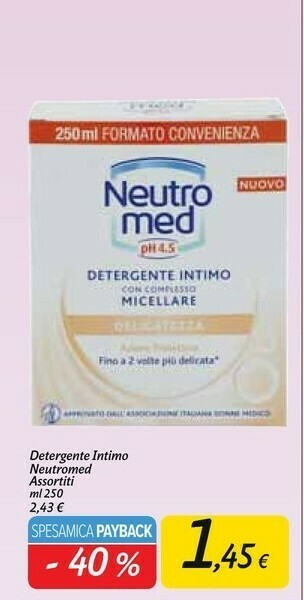 Carrefour Market Neutro Med Detergente intimo offerta