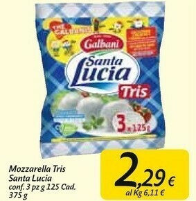Carrefour Market Santa lucia Mozzarella offerta