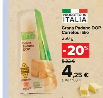 Carrefour Market Carrefour - Grana Padano Dop 250 G(ml) offerta