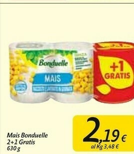 Carrefour Market Bonduelle Mais offerta