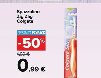 Carrefour Market Colgate Spazzolino Zig Zag offerta