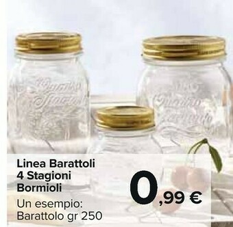 Carrefour Market Bormioli Rocco Linea Barattoli 4 Stagioni offerta
