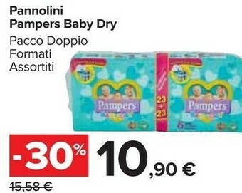 Carrefour Market Pampers Pannolini Baby Dry offerta