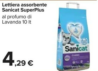 Carrefour Market Sanicat Lettiera Assorbente Superplus offerta