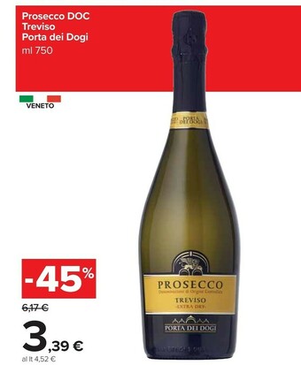 Carrefour Market Porta Dei Dogi Prosecco Doc offerta