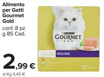 Carrefour Market Purina Alimento Per Gatti Gourmet Gold offerta