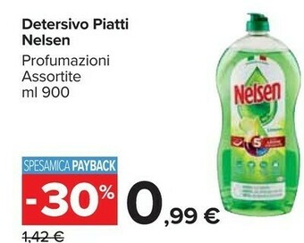 Carrefour Market Nelsen Detersivo Piatti offerta