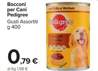 Carrefour Market Pedigree Bocconi Per Cani offerta