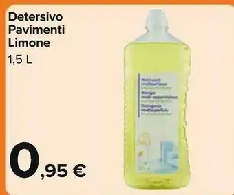 Carrefour Market Detersivo Pavimenti Limone offerta