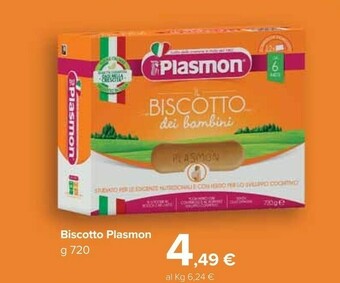Carrefour Market Plasmon Biscotto offerta