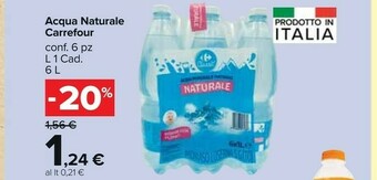 Carrefour Market Acqua Naturale offerta