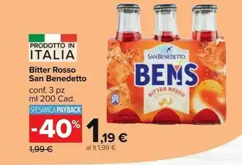 Carrefour Market San Benedetto Bens San Benedetto - Bitter Rosso offerta