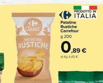 Carrefour Market Carrefour Patatine Rustiche offerta