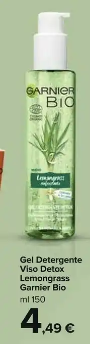 Carrefour Market Garnier Bio Gel Detergente Viso Detox Lemongrass offerta