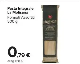 Carrefour Market La Molisana La Molisana Pasta Integrale offerta